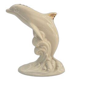 Lenox China Jewels Collection U.S.A Vintage 1993 Dolphin Jewels 5.5" tall